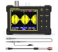 Goufride Oscilloscope numérique portable générateur de fonction intégrée, taux d'échantillonnage de 40 MSa/S, bande passante de 18 MHz, prend en charge PWM, persistance, facile à installer, facile à