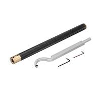 Gouges Tournage Bois, Gouge à Bois, Manche Aluminium, Haute Dureté, Outils pour Tournage Bois - Confort d'Utilisation, Lame Alliage Tungstène Titane, Idéal Artisanat et Débutants