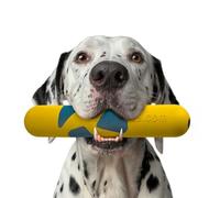 Goughnuts Bâton d'eau moyen - Jouets flottants pour chien pour aller chercher de l'eau, jouet interactif robuste pour chiens à mâcher agressifs, flotteur en caoutchouc renforcé naturel, fabriqué aux