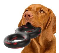Goughnuts Jouet Indestructible pour Chien et Chiot - Accessoire Résistant à Tirer pour Les Races à Forte Mâchoire - Médium - Noir