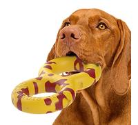 Goughnuts Jouet Indestructible pour Chien et Chiot - Accessoire Résistant à Tirer pour Les Races à Forte Mâchoire - Médium - Jaune