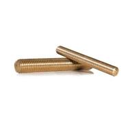 Goujon à vis filetage complet en laiton, barre M2 M4 M5 bande de dent filetée, L 30 40 50 100 Mm tige entièrement 5 pièces(M4x90mm)