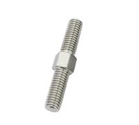 Goujon, boulons à double tête, Tige filetée à double extrémité filetage gauche et droit M4 M5 Boulons goujon barre positif négatif Vis