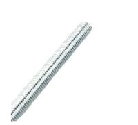 Goujon, boulons à double tête, Tige filetée complète en acier au carbone zingué brillant, filetage complet métrique, longueur de la barre