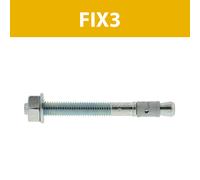 Spit - Goujon d'ancrage FIX3 12x100 mm pour béton non fissuré - Boîte 25