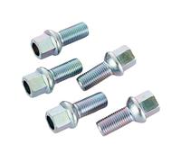 Goujon De Roue,Ecrou Antivol Lot de 4 boulons de moyeu de Roue adaptés à la vis de Pneu Utilisation adaptée pour VW Golf Jetta Polo Scirocco, adaptés à l'Audi A6L A4L A1 A3 A5(4pcs)