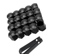 Goujon De Roue Pour Land Pour Rover Pour Discovery | Pour Defender Pour Vision 20 pièces écrou bouchon à vis pneu voiture et pour couvercle boulon(Black,17mm)