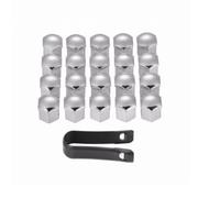 Goujon De Roue Pour Land Pour Rover Pour Discovery | Pour Defender Pour Vision 20 pièces écrou bouchon à vis pneu voiture et pour couvercle boulon(Silver,17mm)