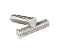 Goujon De Soudure Goujons de soudage M4 M5 M6 M8 for par décharge condensateur, vis à points en acier inoxydable, clous(M6x25mm-(50Pcs))