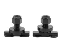 Goujon de Voie en L Robuste en Acier au Carbone galvanisé, raccord de Voie aérienne pour Camion, remorque, arrimage sécurisé du fret, UTV, ATV, Moto