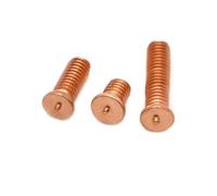 Goujon en acier au carbone cuivré, à souder par points, vis à souder, clou(40mm,M3 50pcs)