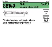 Goujon R 88149 Type 23 E M 8 x 160 acier électro-galvanisé