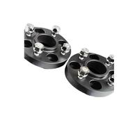 Goujons 2 Entretoises Roue Voiture À Centrage Sur Moyeu 4x114,3 4 x 4,5 pouces 69,1 CB | Filetage M12 x 1,5 Entretoises Roue(Noir,25mm)