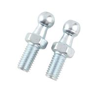 Goujons à Rotule Filetages M8 de 10 Mm Lot de 2 Boulons à Rotule à Vérin à Gaz pour Montage de Jambe de Force de Support D'ascenseur à Gaz