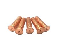 Goujons à souder, 2/50pc M3-M10 Carbon Steel Copper Plated Stud Weld Spot Welding