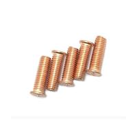 Goujons à souder, 2/50pc M3 M4 M5 M6 M8 M10 en acier au carbone cuivre plaqué goujon soudage par points 8mm, 10 pièces(30mm,50pcs M3)