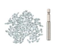 Goujons de pneus à neige,Goujons à neige pour pneus - Crampons de pneu à crampons de motoneige - Goujon à vis 100X antidérapant, goujons anti-glace en acier au tungstène, clous de pneu à pointes de ne