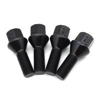 Goujons de Roue Compatible avec BMW pour E81 2006-2011 pour E87 2003-2007 pour E88 2006-2013 Goujons Roue Voiture 4X M12x1.5 26mm Boulons Roue Écrous