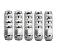 Goujons de Roue Compatible Avec Ford Pour Crown Pour Victoria 1992-2011 Pour Ranger 1991-2003 20X Écrous De Roue En Acier Chromés Pièces De Rechange Automobiles