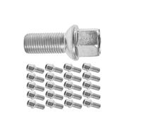 Goujons de Roue Compatible avec pour A6 pour C5 pour Avant pour A8 pour D2 Goujons Roue Voiture 20 × Moyeu Roue pour Jeu D'écrous Boulons Goujon Pneu Cosse