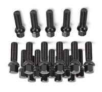 Goujons de Roue Compatible avec TT pour Goujons De Roue De Voiture M14x1, 5, Jeu Boulons Roue À Tige De 40mm 45mm, Écrou Moyeu, Pneu Et Kit De Goujons(40mm)