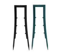 Goujons de Sol en Plastique en Forme de U, avec Pointe Pointue, piquets de Jardin, agrafes de Paysage for Cour, pelouse, Outils de barrière Contre Les Mauvaises Herbes, 10 à 50 pièces(1pcs,30PCS)