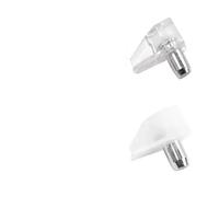 Goujons d'étagère transparents, chevilles en plastique stratifié, Support d'armoire, étagères de garde-robe, plaque verre, quincaillerie meubles 10 pièces 50(B2-50pcs)