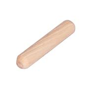 Goujons en Bois Ronds Cannelés Dur pour Gabarit de Perçage, M6 x 40mm, 50 Pièces