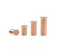 Goujons filetés à souder for décharge de condensateur Vis par points de soudage Clous plaqués cuivre(30mm,M5 (20Pcs))