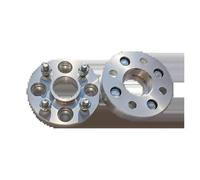 Goujons Roue 2 Entretoises Roue Voiture À Bride Élargie 4x114,3 4 x 4,5 pouces 56,6 CB Filetage M12 x 1,5 15/20/25 mm En Alliage D'aluminium Forgé Pour Jantes Pour Véhicule(Argent,20mm)