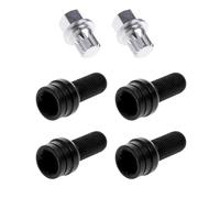 Goujons Roue Compatible Avec VW Pour Golf Pour Jetta Goujons Roue Voiture 4 Pièces M14x1.5 Roue Pour Jeu D'écrous Verrouillage Boulon Et Écrous Pneu Adaptateur lack)