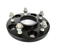 Goujons Roue Lot 2 Entretoises Roue En Aluminium 5 * 120|5x4,72"|66,1 Mm/2,6 Pouces|14 * 1,5|15 Mm|0,6" Élargisseur Voie Élargi(Noir)