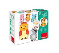 Goula Puzzle magnétique 455245 Ferme multicolore