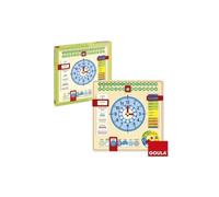 Horloge calendrier - GOULA - Apprentissage des mois, saisons, jours et heures