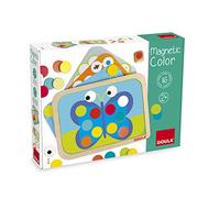 Jumbo Jeu magnétique Magnetic Color 53142 - Cartes magnétiques 29 x 29 cm 47 pièces Multicolore