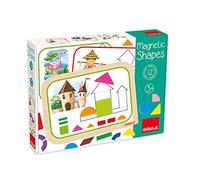 Jeu éducatif - GOULA - Coffret formes magnétiques - 12 activités avec 24 pièces en bois