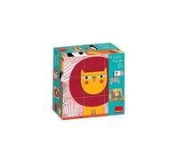 Goula - 9 Puzzles cubiques Animaux de la forêt, empilables pour les enfants à partir de 2 ans GOULA