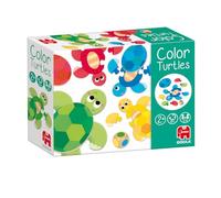 Goula Colour Turtles - Jeu d’Association des Couleurs pour Enfants dès 2+ - 2 à 4 Joueurs - Jeu en Bois avec dé Pièces de Tortues & Carapaces - Favorise l’Apprentissage des Couleurs & Motricité Fine
