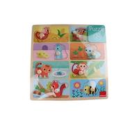 Goula forme animaux de puzzle et de manger huit morceaux