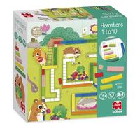 Jumbo Jeu d'apprentissage Hamsters 1-10 – Chiffres, logique et mathématiques – 3+ ans, 2-4 joueurs