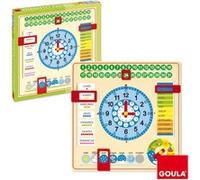 Goula Horloge calendrier - Apprentissage des mois, saisons, jours et heures