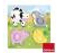 Goula moule puzzle animaux de ferme bois 4 pièces G