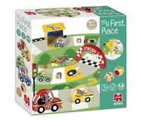 Goula - My First Race - Jeu de Course de Voiture - Apprentissage des Couleurs et des Chiffres pour Les Plus Petits - Dès 3 Ans - 2 à 4 Joueurs