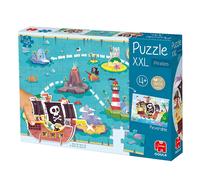 Goula – Puzzle XXL Les Pirates – Grand format réversible, 48 pièces, dès 4 ans