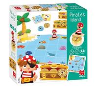 Goula – Jeu de société Pirates Island 53169 – Chasse au trésor – Junior Multicolore