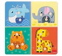 Diset Puzzle en bois Maman et bébé 15 pièces Multicolore G