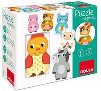 GOULA Puzzle magnétique en bois La ferme