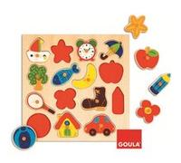 Diset Puzzle Wooden Little Silhouettes Goula 15 pièces Multicolore pour enfants