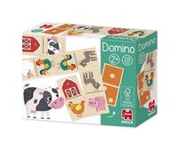 Goula - Small Domino Farm - Jeu de Dominos pour Les Plus Petits sur Le thème de la Ferme - Développe la mémoire et stimule l'esprit logique - Jeu éducatif - Dès 2 Ans - se Joue Seul ou en Famille