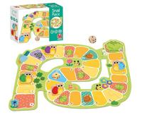 Goula Snail Race - Jeu de société pour Enfants dès 3 Ans - Coopératif ou compétitif - avec Figurines en Bois et dé - Développe la compréhension des nombres et la stratégie - 2 à 4 Joueurs